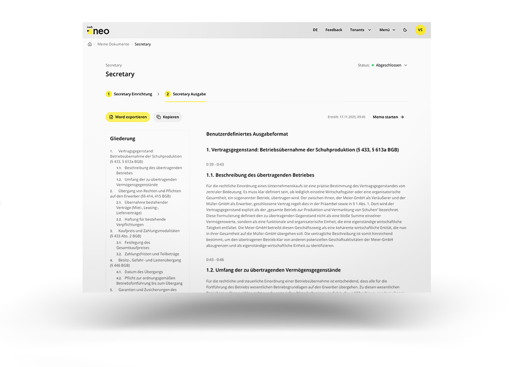 Was unterscheidet NWB NEO von anderen Steuer-KI-Tools?